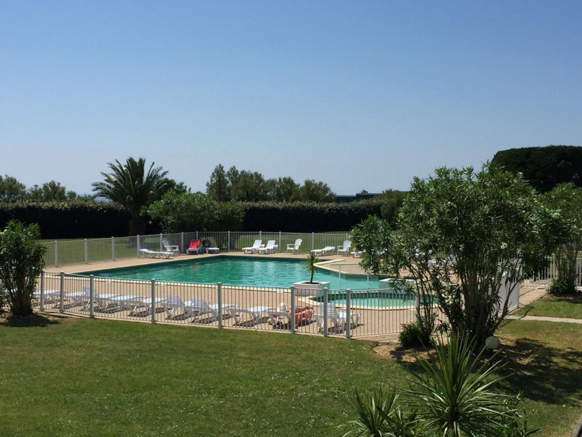 Apercu Mer: Bel Appartement Avec Piscine, Tennis Et Proche Plage - Fr-1-3-450 Bidart Exterior photo